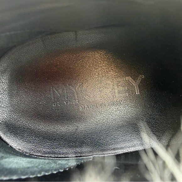 🔥RARE FIND!! My Grey Taupe Fur and Pearl Accent Sneakers - Picture 6 of 8